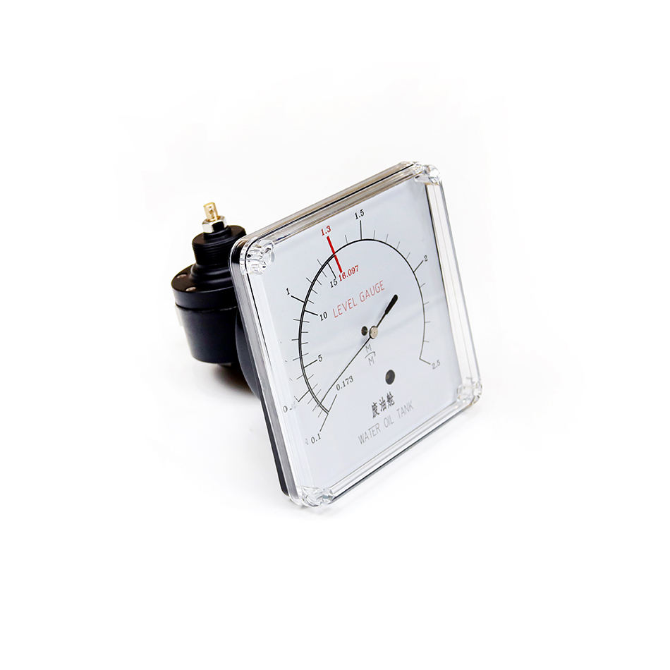 mechanical oil diesel fuel tank deep well water level gauge with sight glass level transmitter