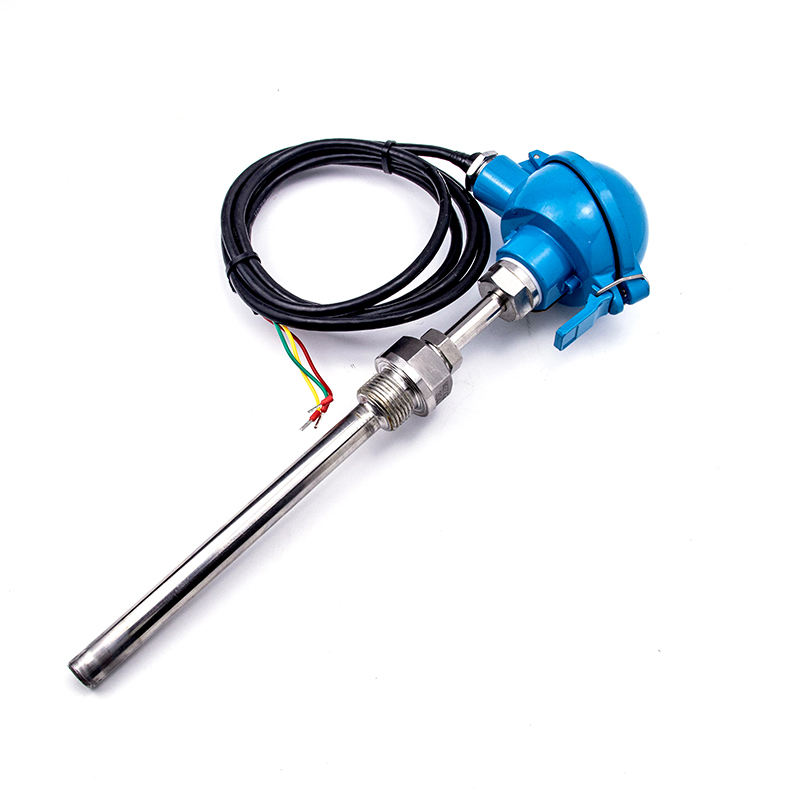 hot sale output 4-20mA thermometer fuel oil water Temperature sensor Temperature transmitter