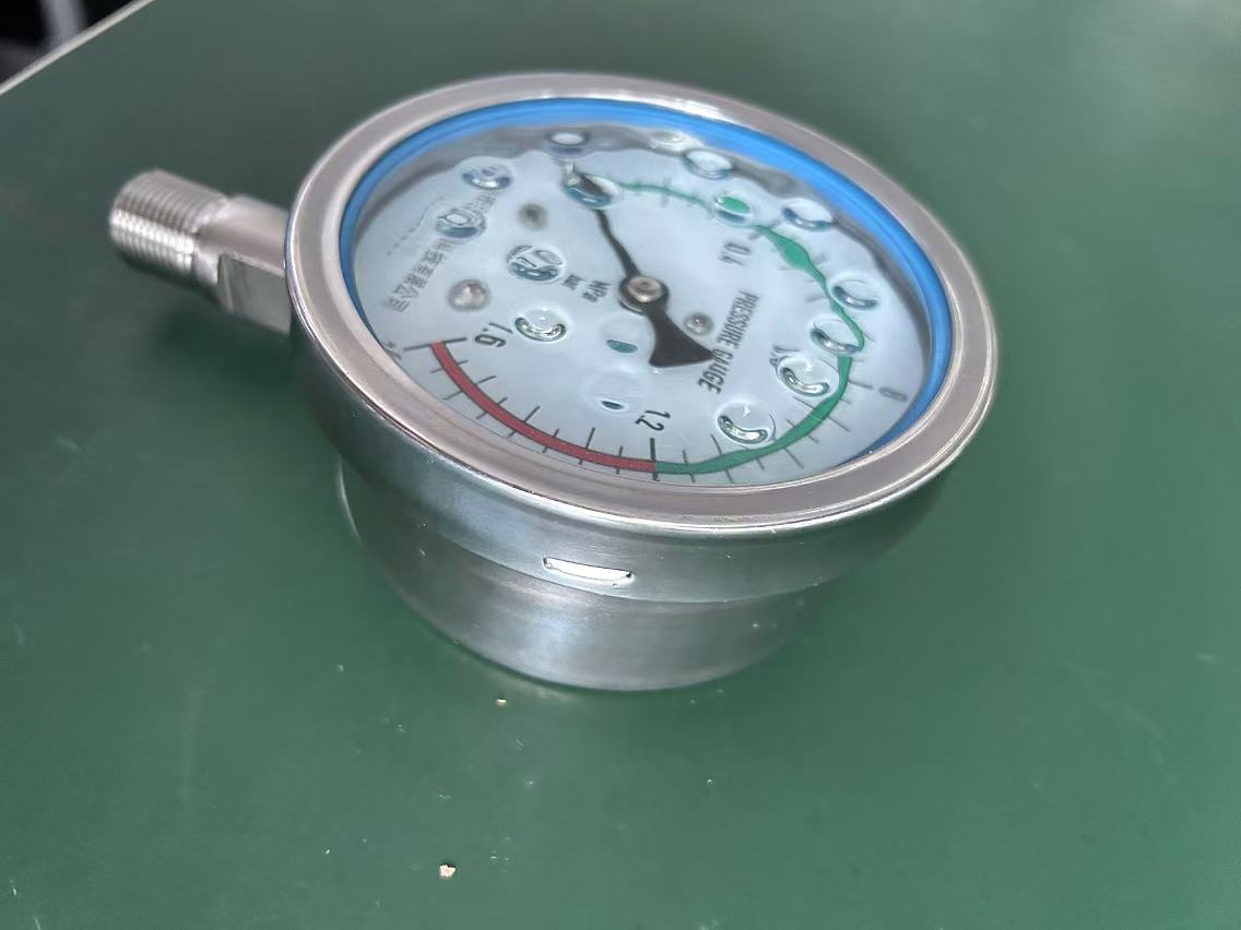 Precision Stainless Steel Pressure Gauge for Accurate Measurements