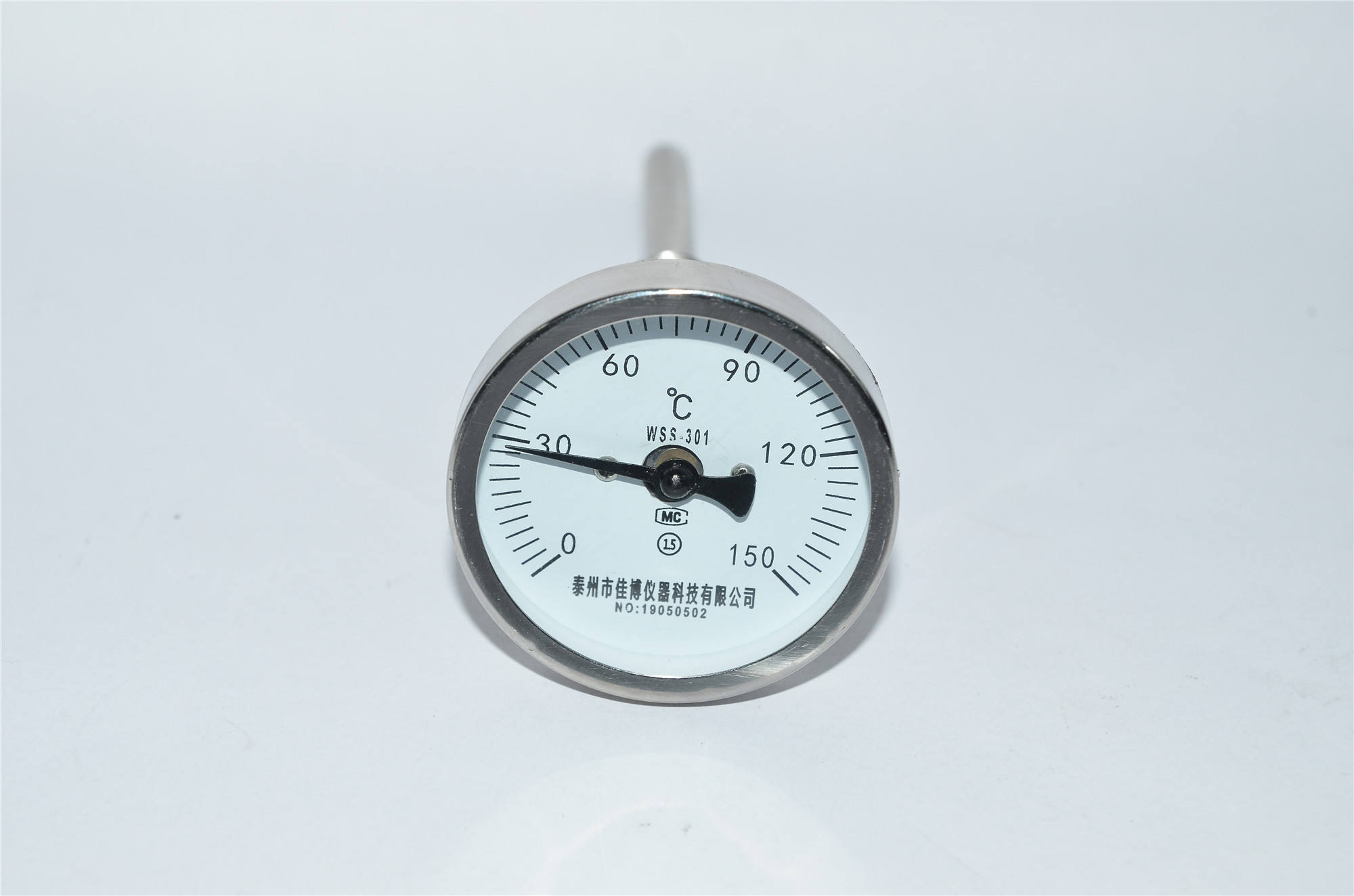 High quality magnetic stainless steel industry universal bimetal thermometer Temperature Gauge